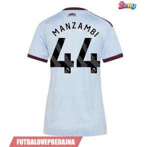 Lacne Ženy Futbalové dres Aston Villa Johan Manzambi #44 2026-27 Krátky Rukáv - Tretina